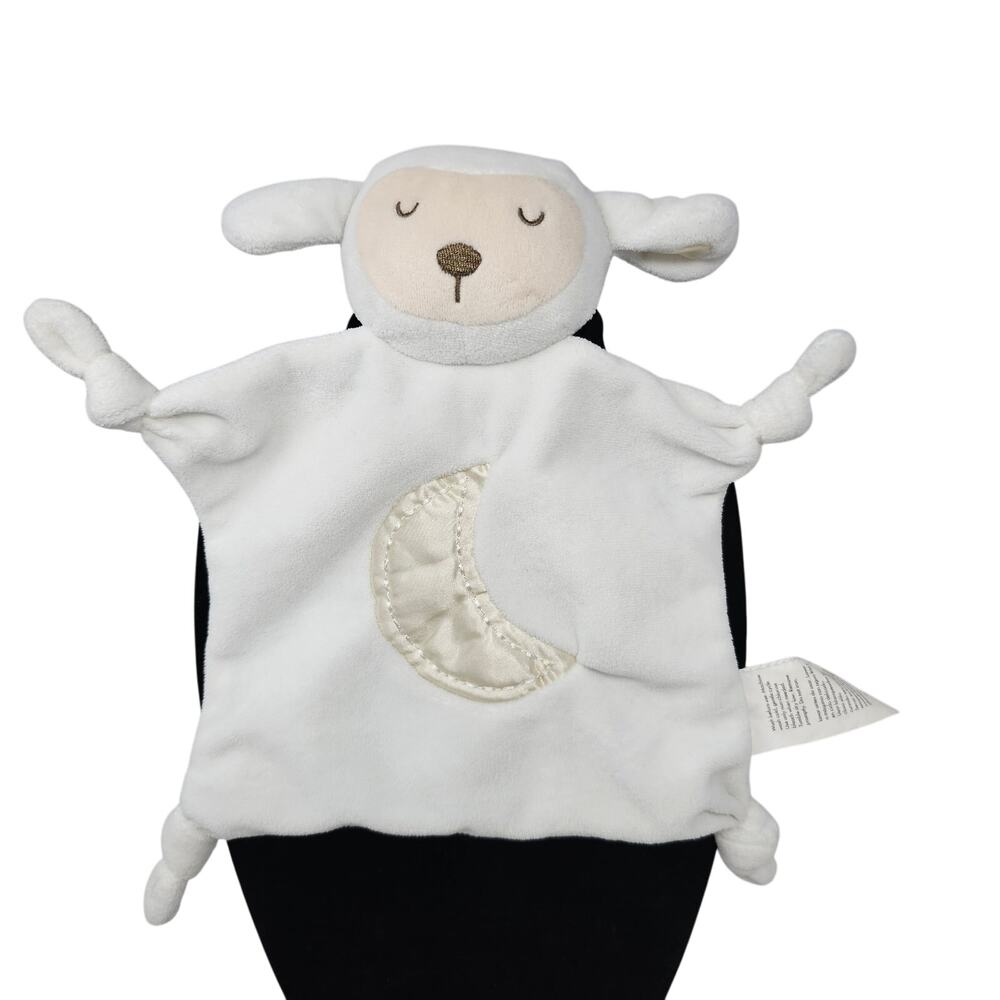 Baby Lovey Lamb Plush Comfort Security Clutch Soother Stepping Stones 8 x9 in